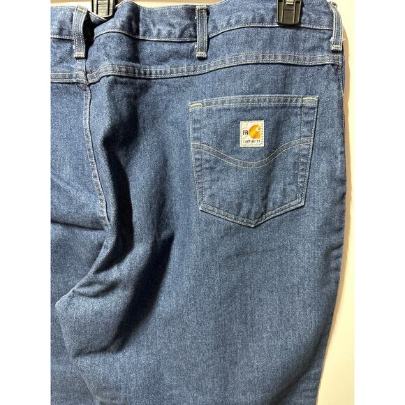 Carhartt Flame Resistant Relaxed Fit Jeans Straight Leg Size 52 x 30 Workwear - Picture 9 of 16